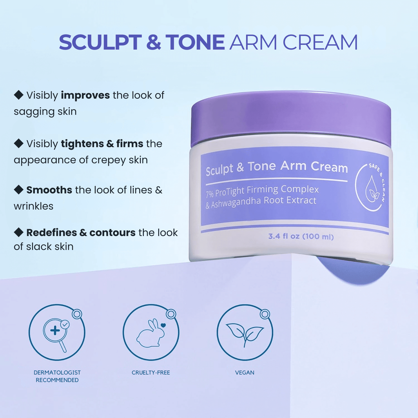 JEREMYTIS™ Firming Arm Cream | Restores firmness and tightens under-arm skin by 97% – in just 4 days!