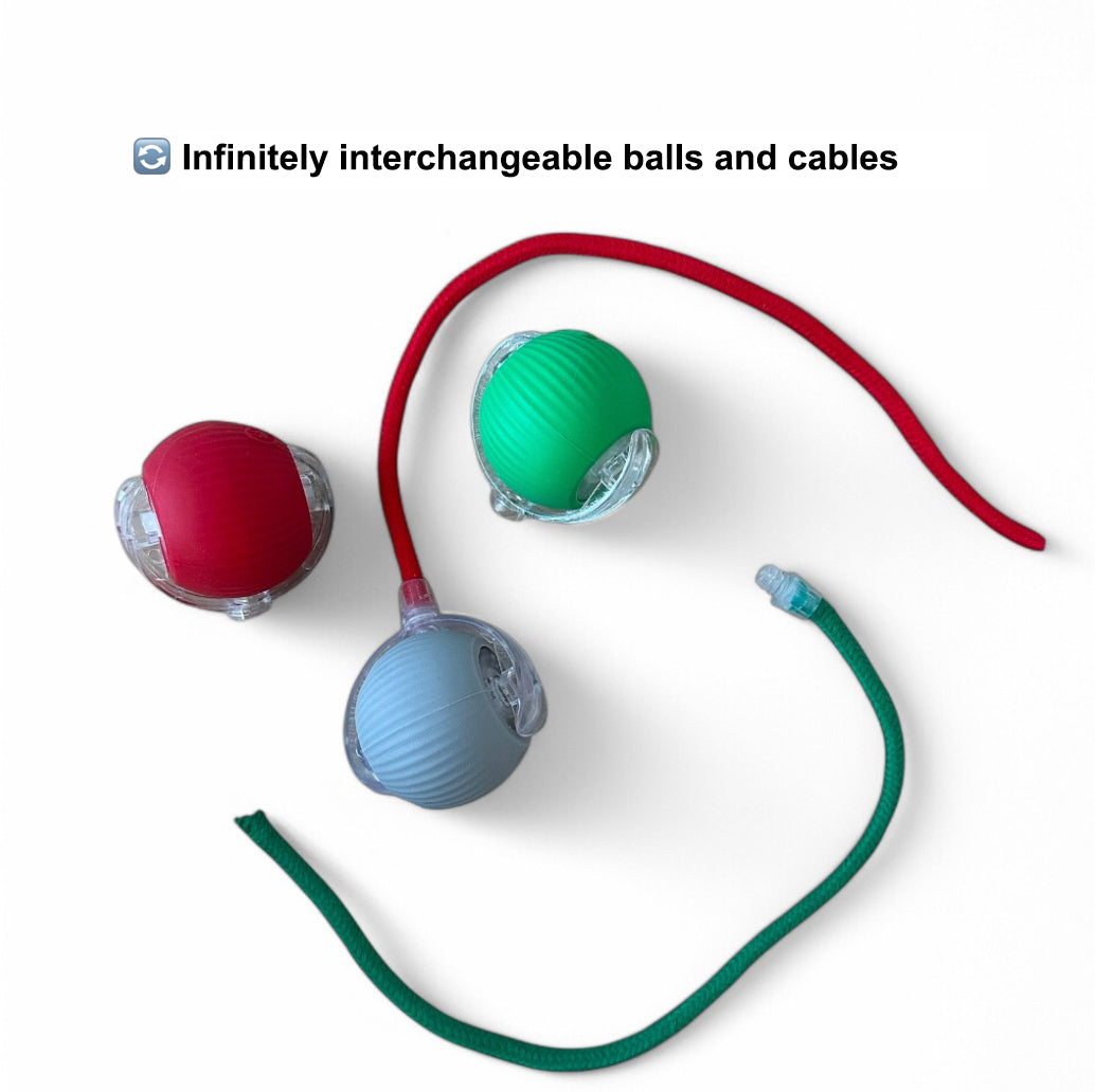 Magic Ball with Lights - Rechargeable, cat's favorite toy!